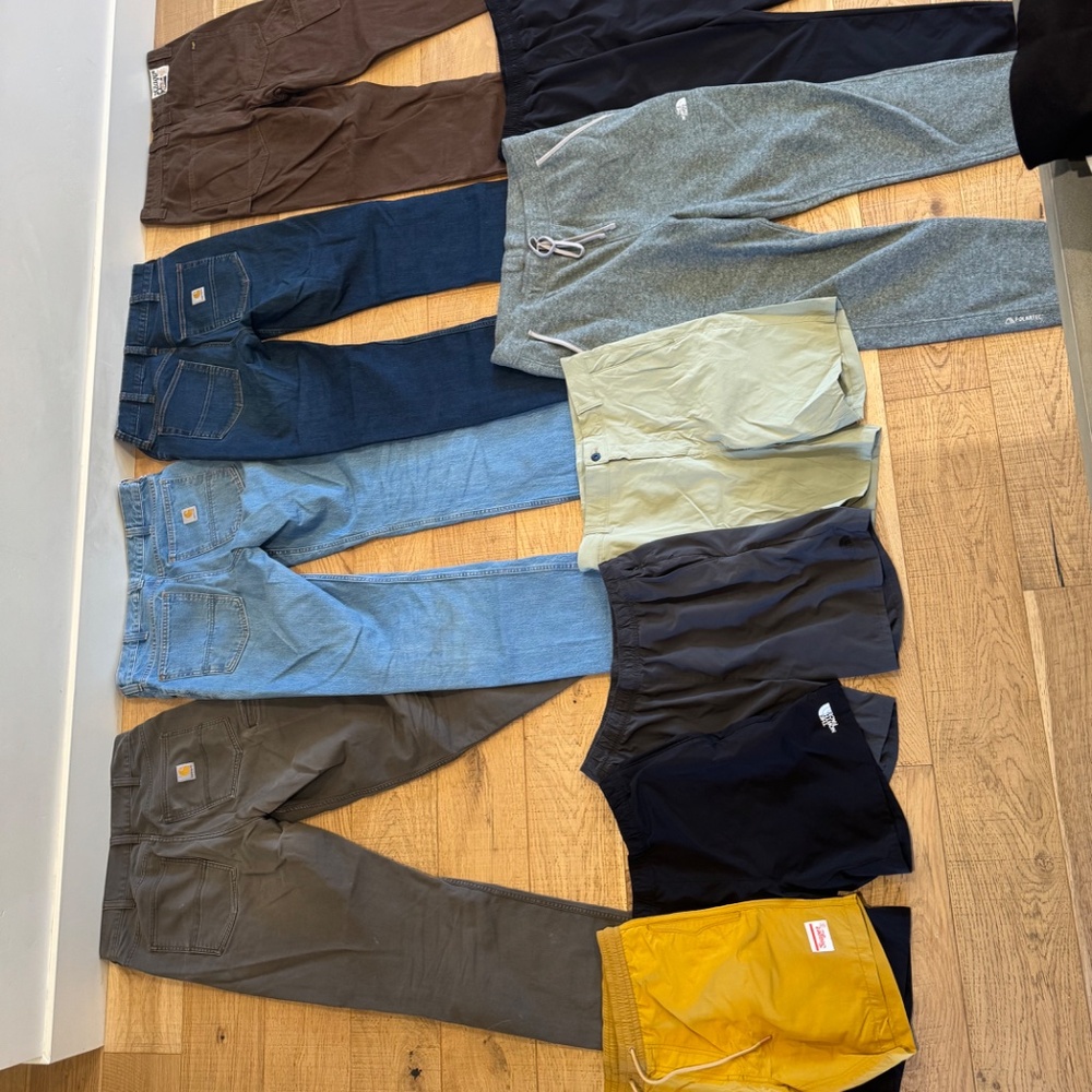 Mens Pants Collection (Seager, Carhartt, North Face & more)
